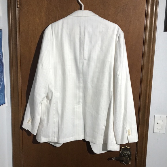 White Banana Republic Linen Blazer - Picture 10 of 11